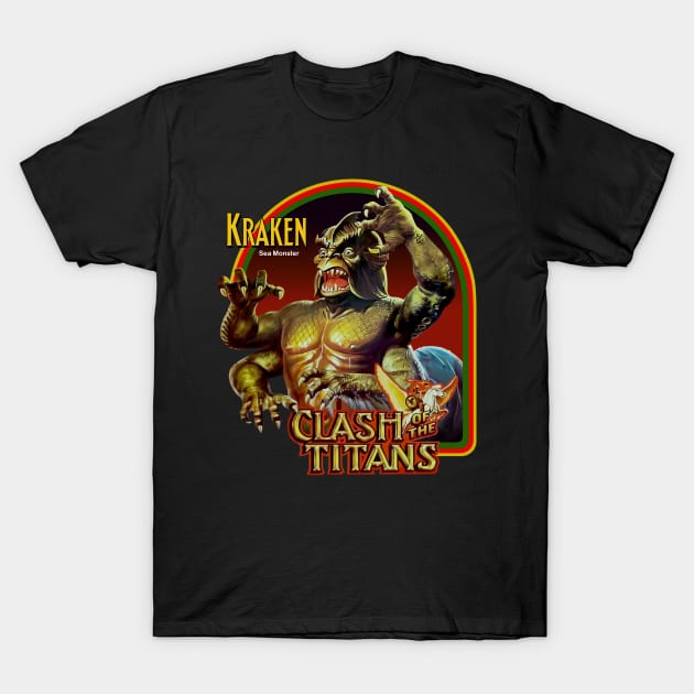 Kraken Vintage 80s T-Shirt by Trazzo